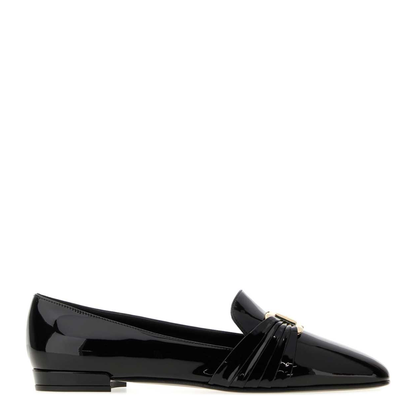 MAYFEYR - Ferragamo - Ornament Draped Double Gancio Loafers - 01M0407953611CNERO