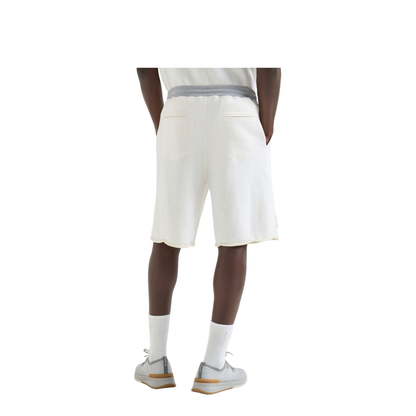 Mélange Bermuda Shorts White