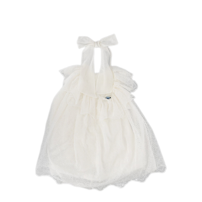 MAYFEYR - MIMISOL - Bow Embellished Sangallo Dress - MFAB573KTS0732CRM
