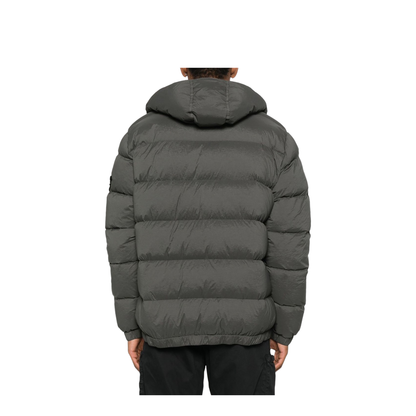 Seamless Tunnel Down Jacket with Hood