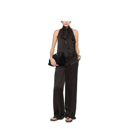 Silk Jacquard Pants