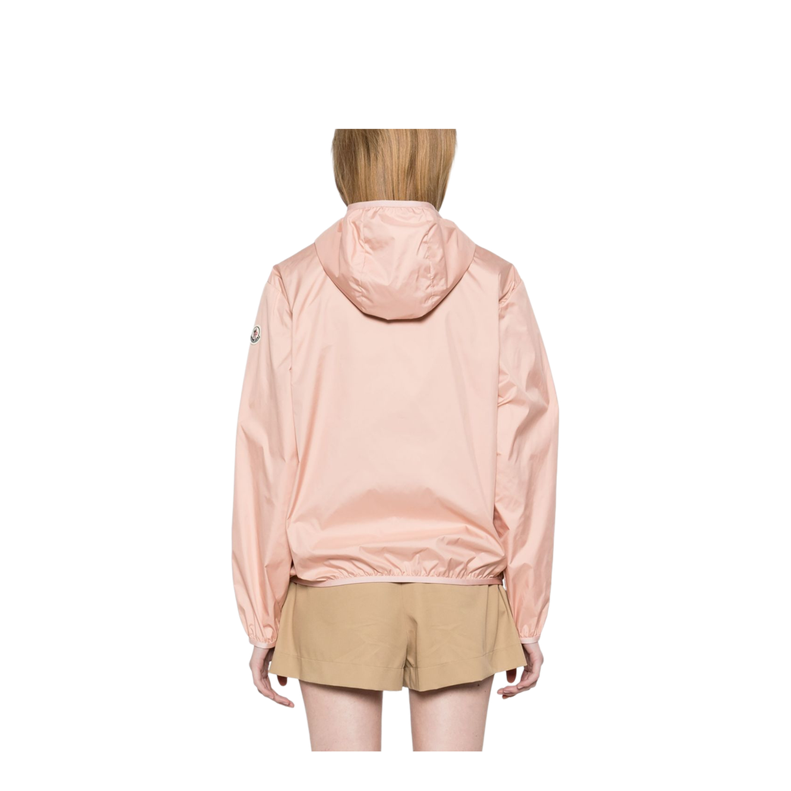 Pink Fegeo Hooded Windbreaker