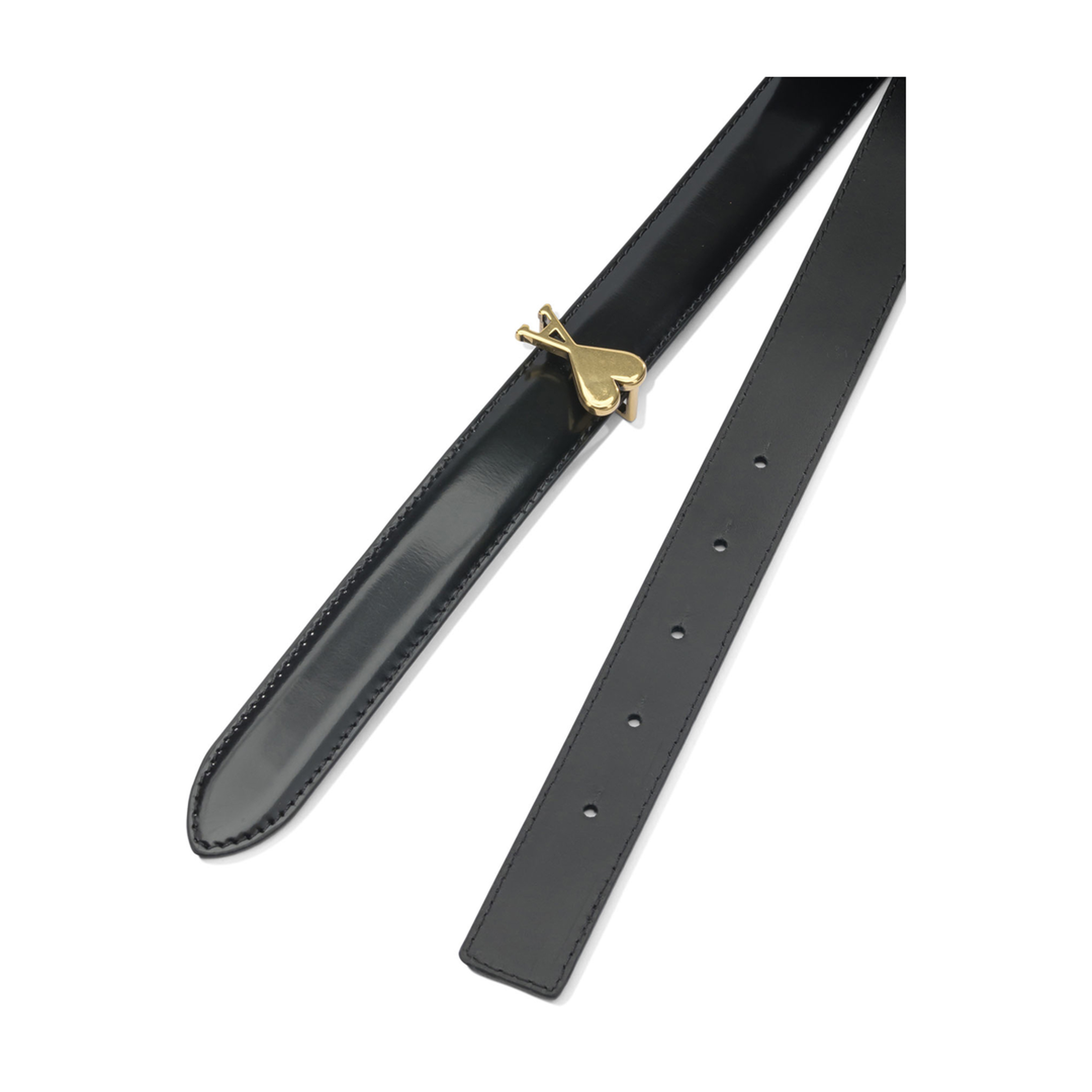 MAYFEYR - Ami Paris - Leather Belt With Buckle - UBL209.AL01390015