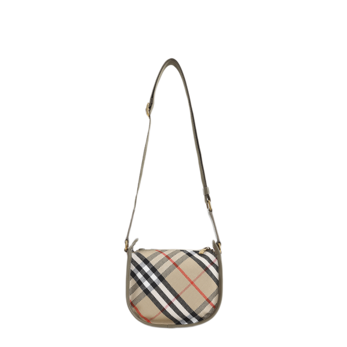 B Clip Mini Water-Repellent Canvas Crossbody Bag - Sand