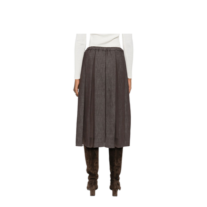 Denim Midi Skirt