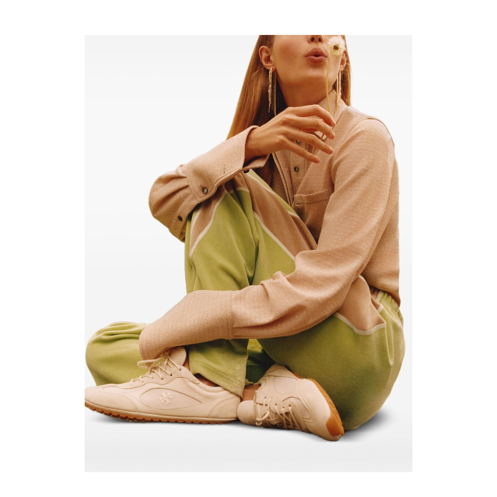 Field Suede Sneakers with Leather Inserts