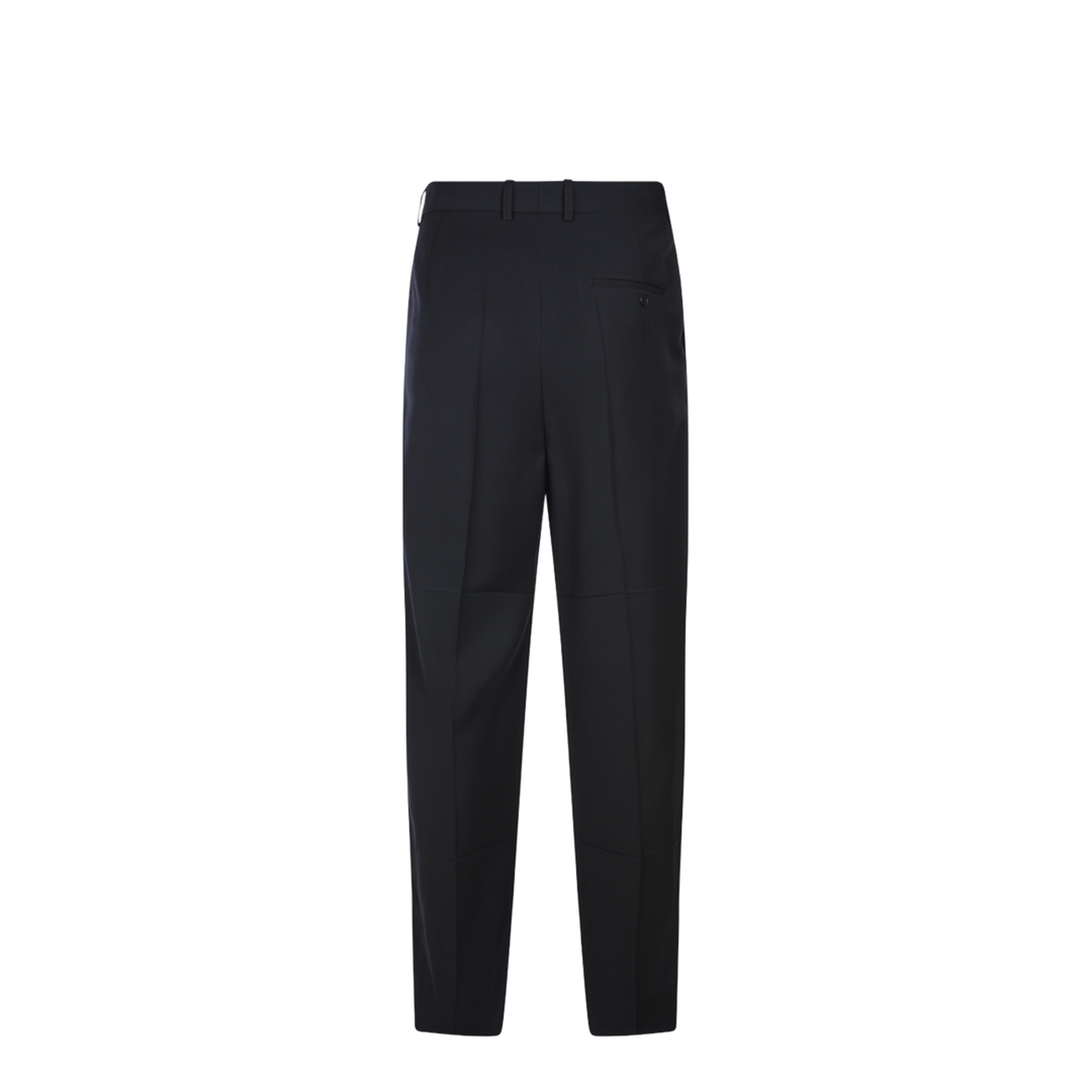 Wool Blend Tailored Pants