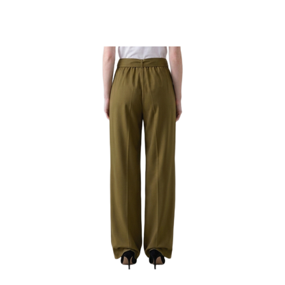MAYFEYR - Max Mara - Editto Wool Trousers With Belt - 262113625160010204015