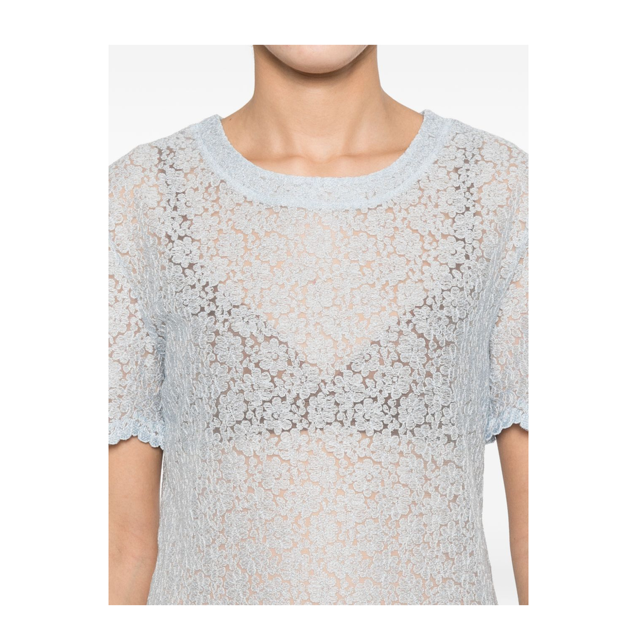 MAYFEYR - Ermanno Scervino - Clear Blue T-Shirts And Polos - D482L338EQVB4811