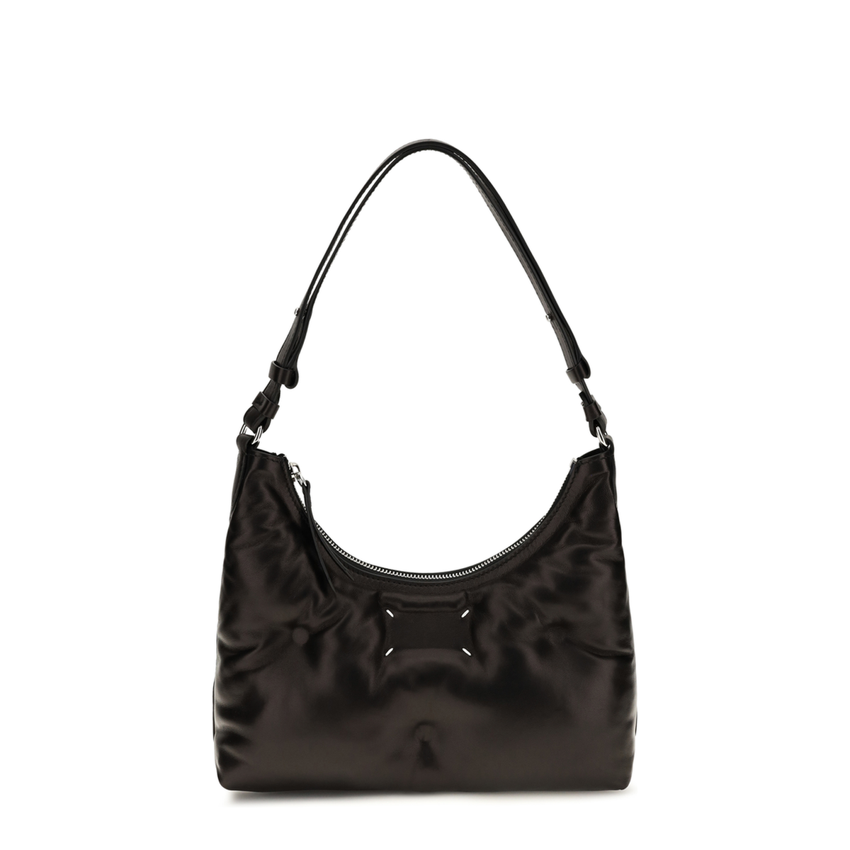 Glam Slam Small Lambskin Shoulder Bag - Black