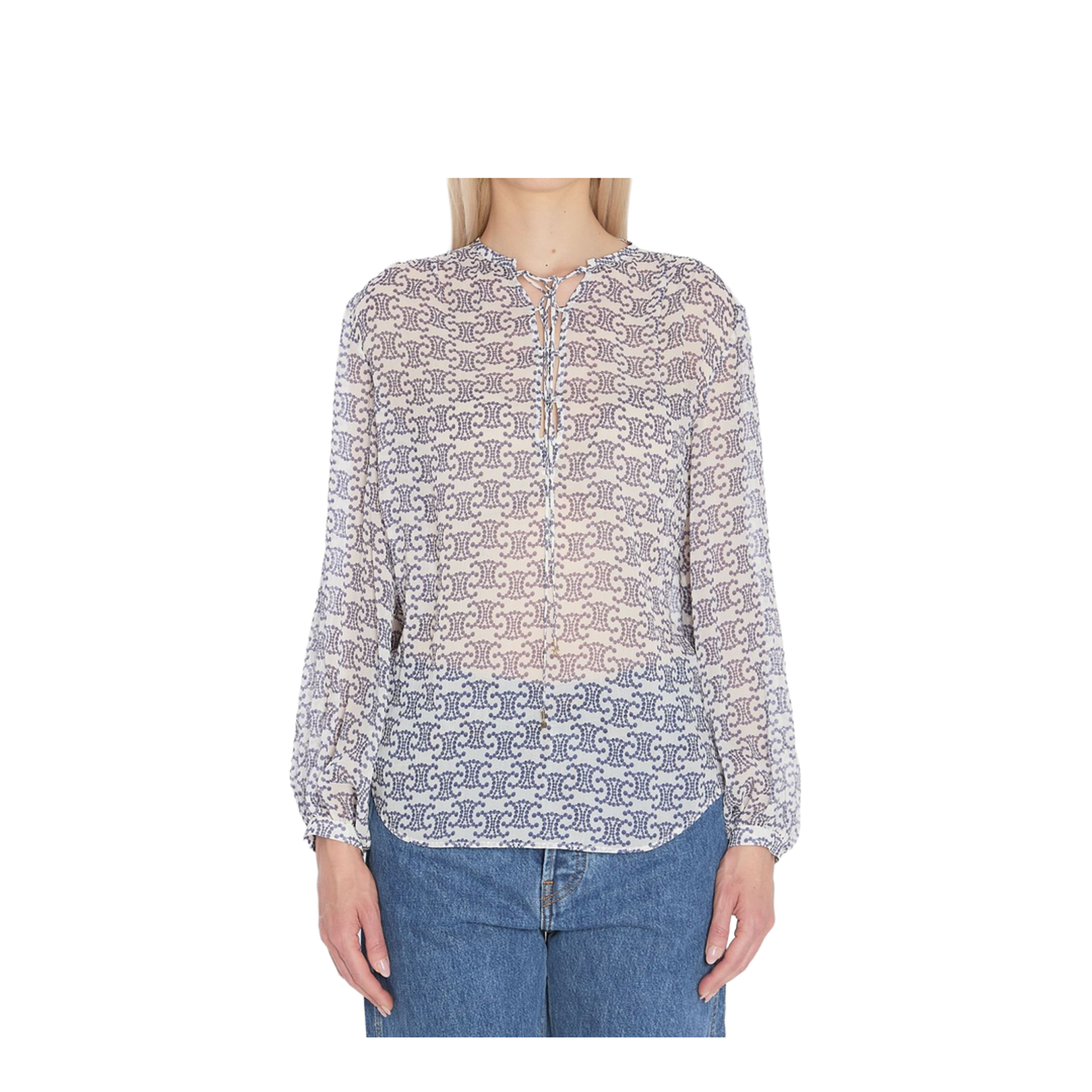 Romy Shirt Cream/Navy Blue