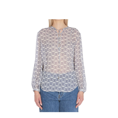 Romy Shirt Cream/Navy Blue