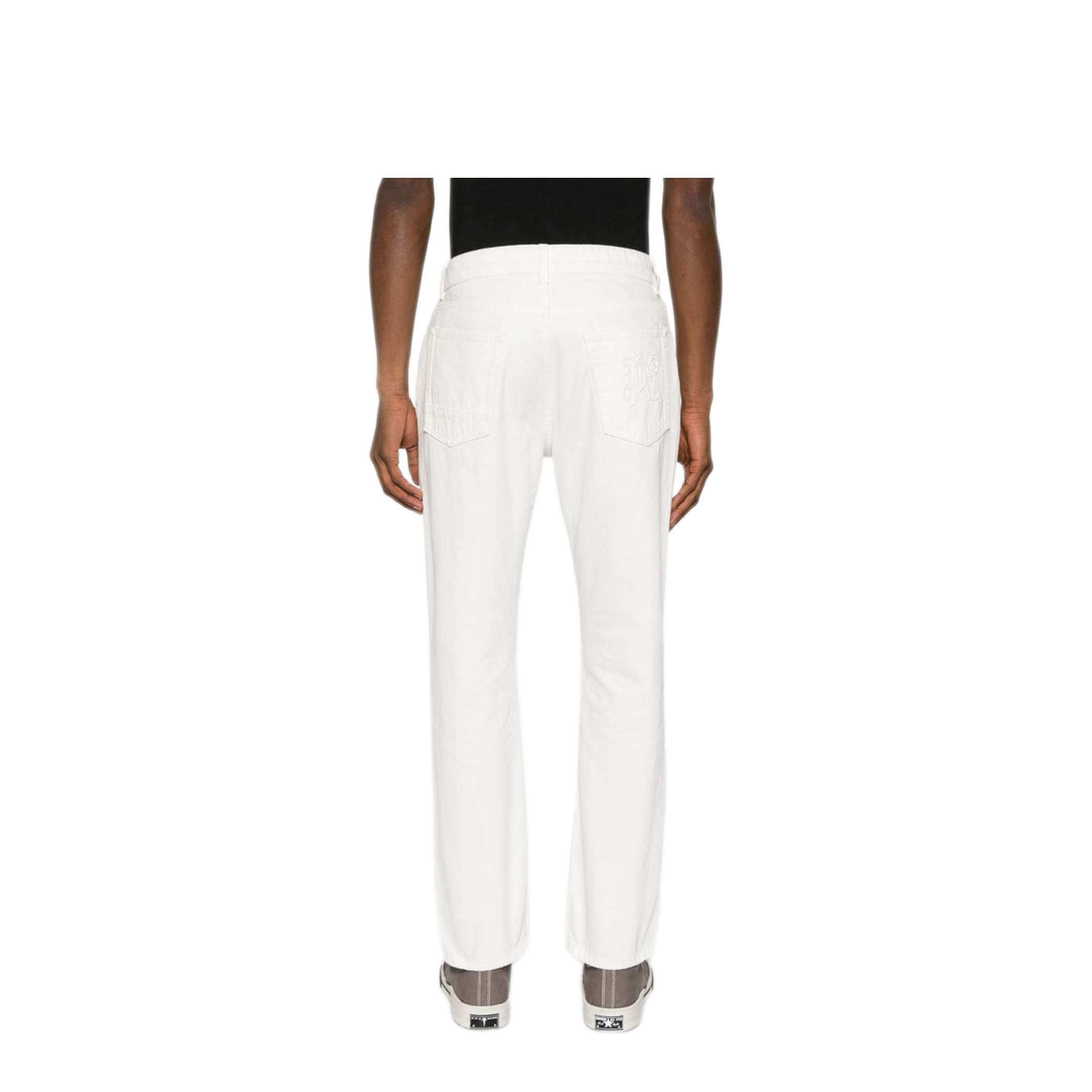 MAYFEYR - Palm Angels - Logo-Embossed Straight Jeans - PMYA039R24DEN0020310