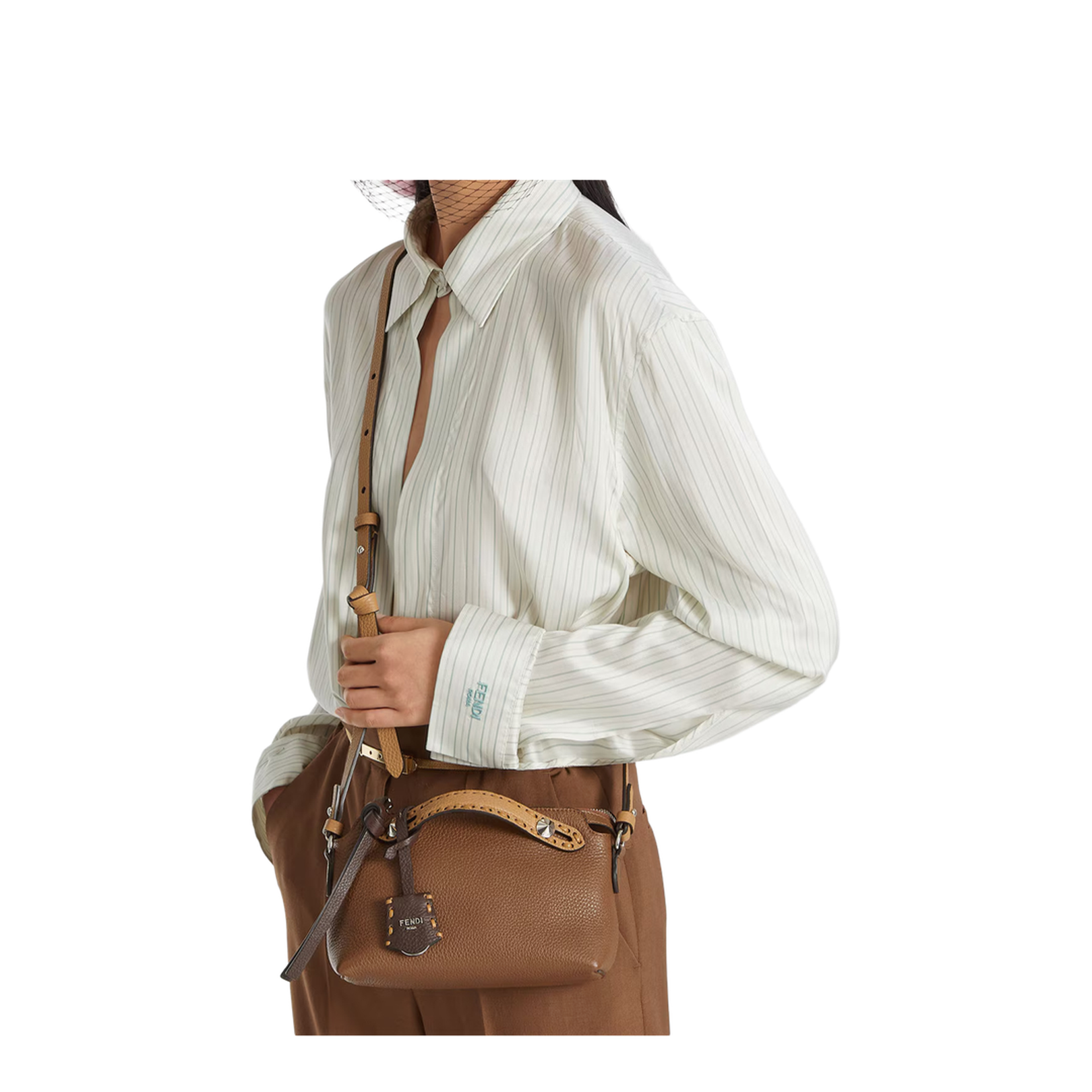 By The Way Selleria Mini Cuoio Romano Leather Brown