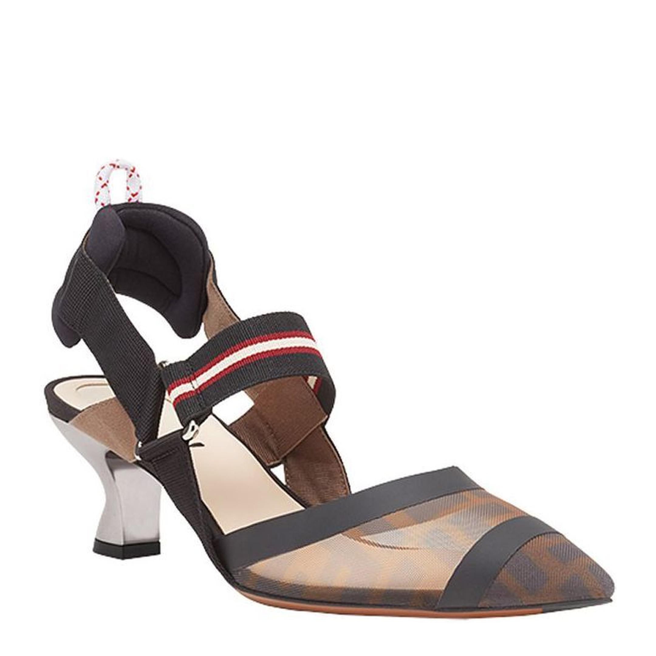 MAYFEYR - Fendi - Tech Mesh Colibrì Slingbacks - 8J6716A2D7