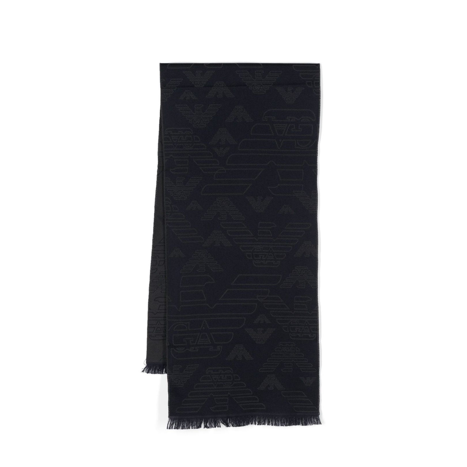 Allover Logo Wool Scarf