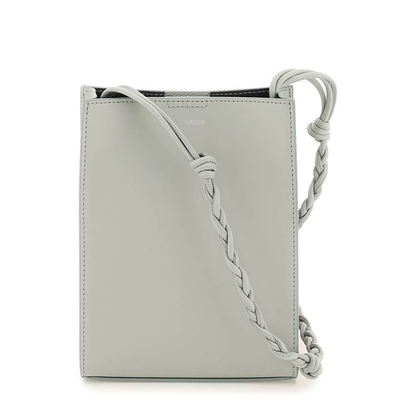 Sage Green Leather Shoulder Bag