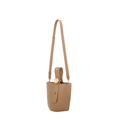 Mini Pebble Bucket in Soft Grained Calfskin