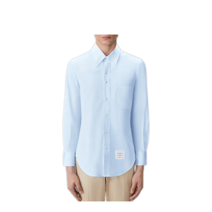 MAYFEYR - Thom Browne - Classic L/S Bd Pc Shirt In Solid Poplin - MWL001A03113480