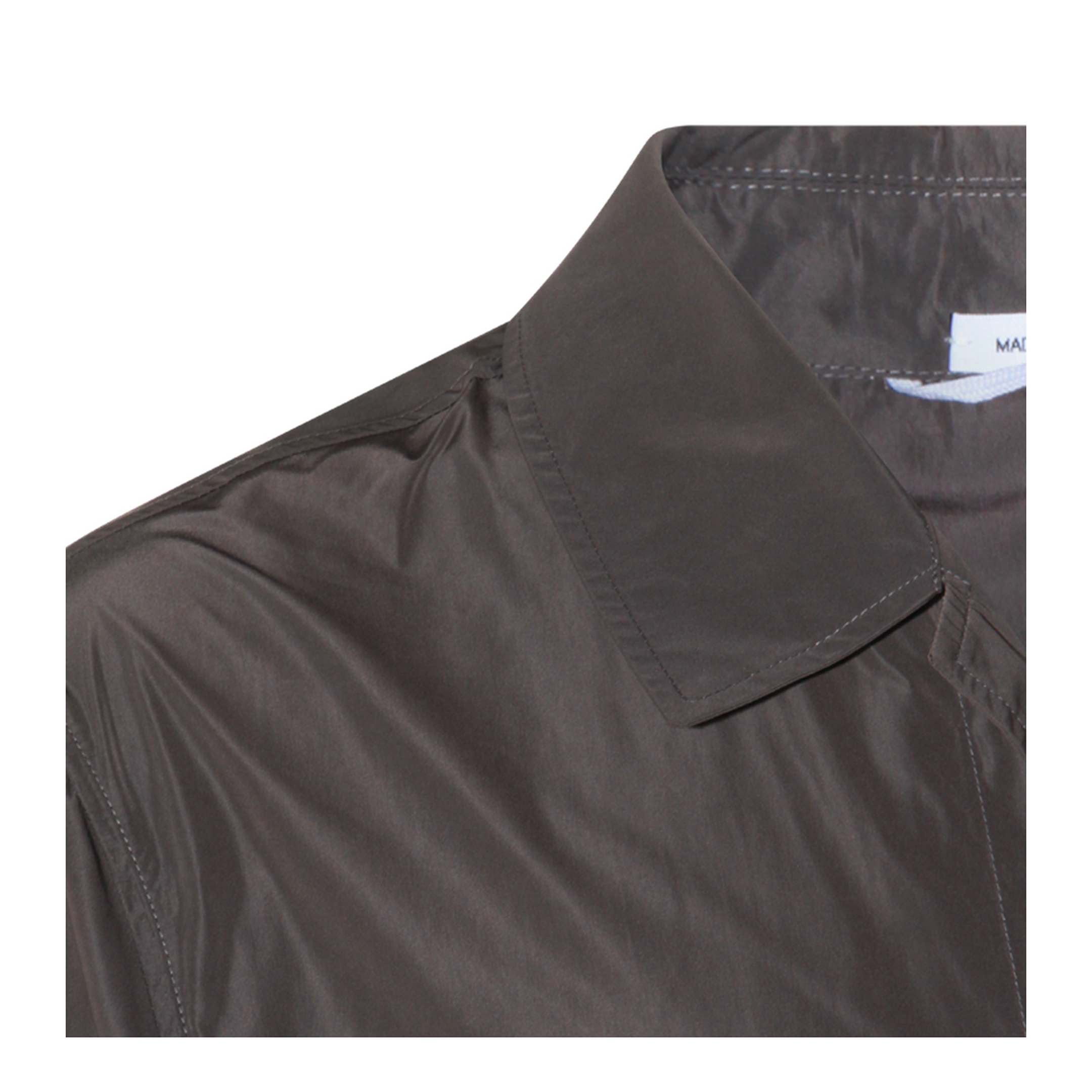 Logo-Print Single-Breasted Coat