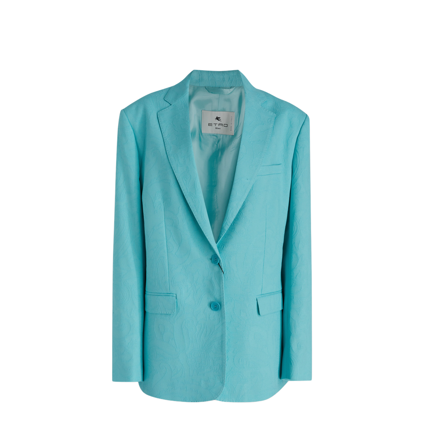 Blazer in Aquamarine Color