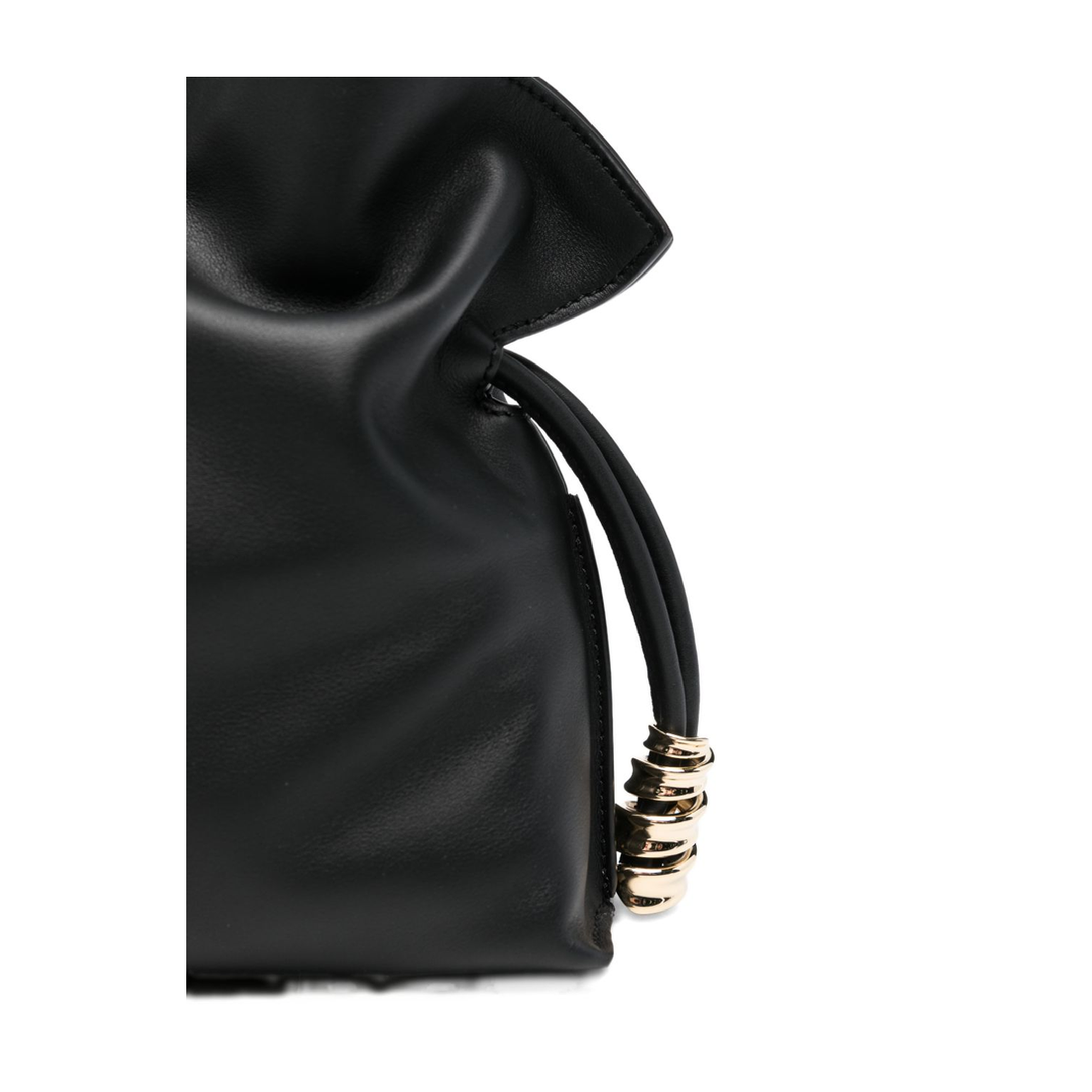 Flamenco Mini Nappa Calfskin Clutch - Black
