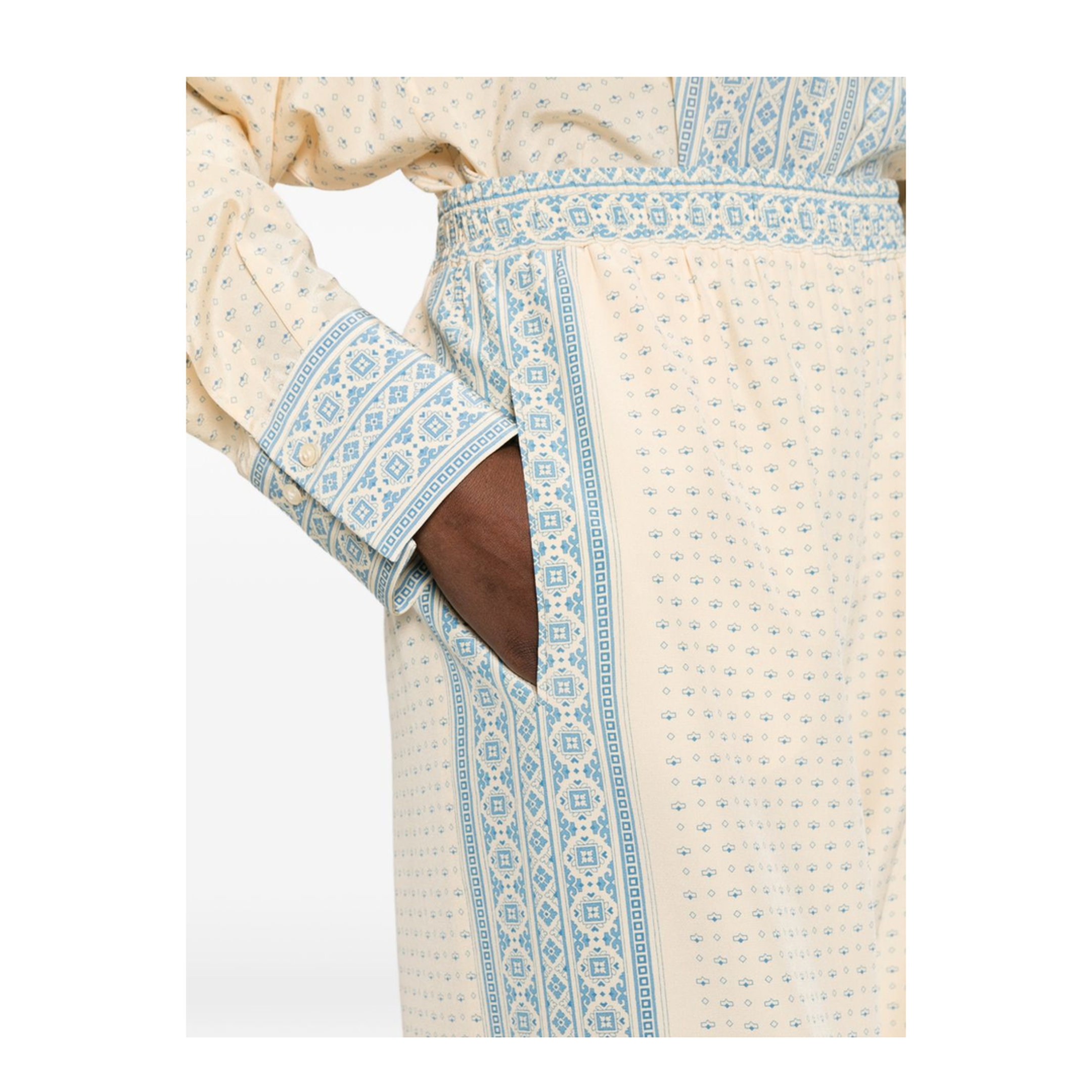 MAYFEYR - Ermanno Scervino - Trousers Ivory - D482P756YLTS4860