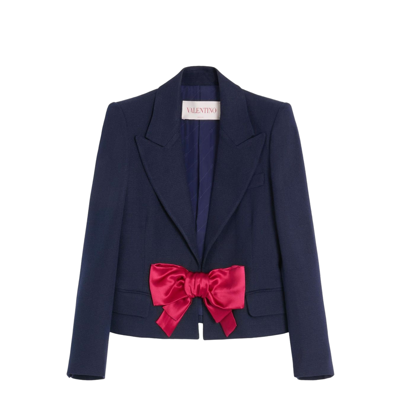Bow Single-Breasted Jacket