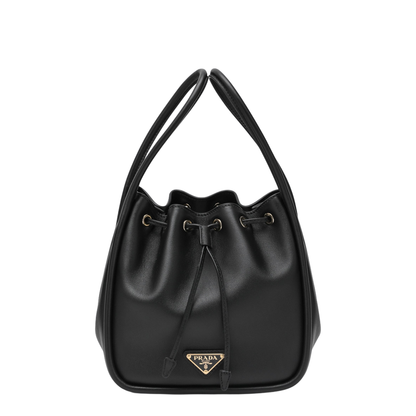 Darling Small Leather Bucket Bags - Nero