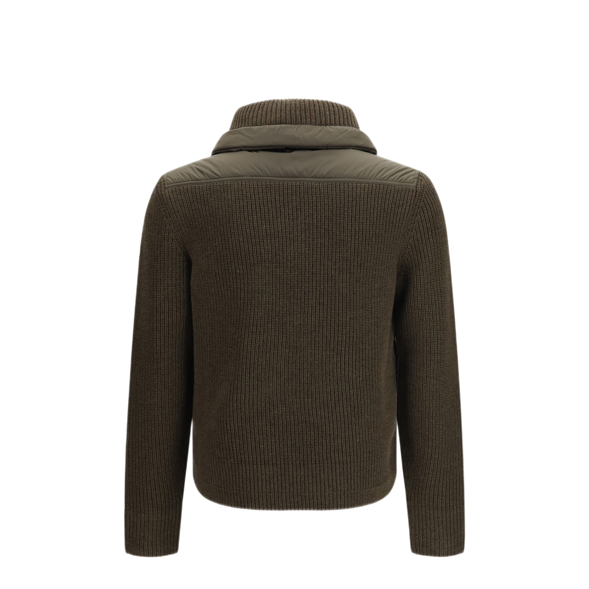 MAYFEYR - Moncler - Padded Wool Cardigan With Zip - L20979B00001M1131283