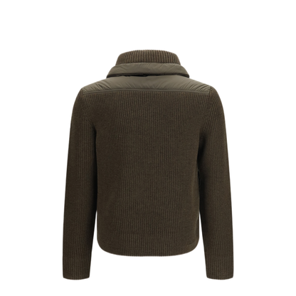 MAYFEYR - Moncler - Padded Wool Cardigan With Zip - L20979B00001M1131283
