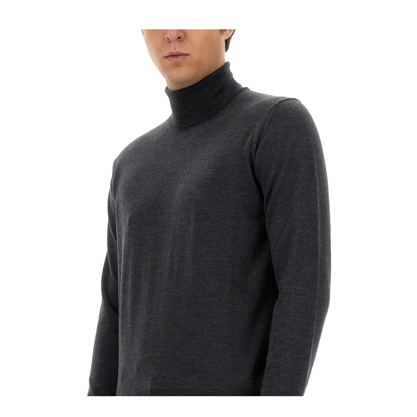 Turtleneck With Embroidery