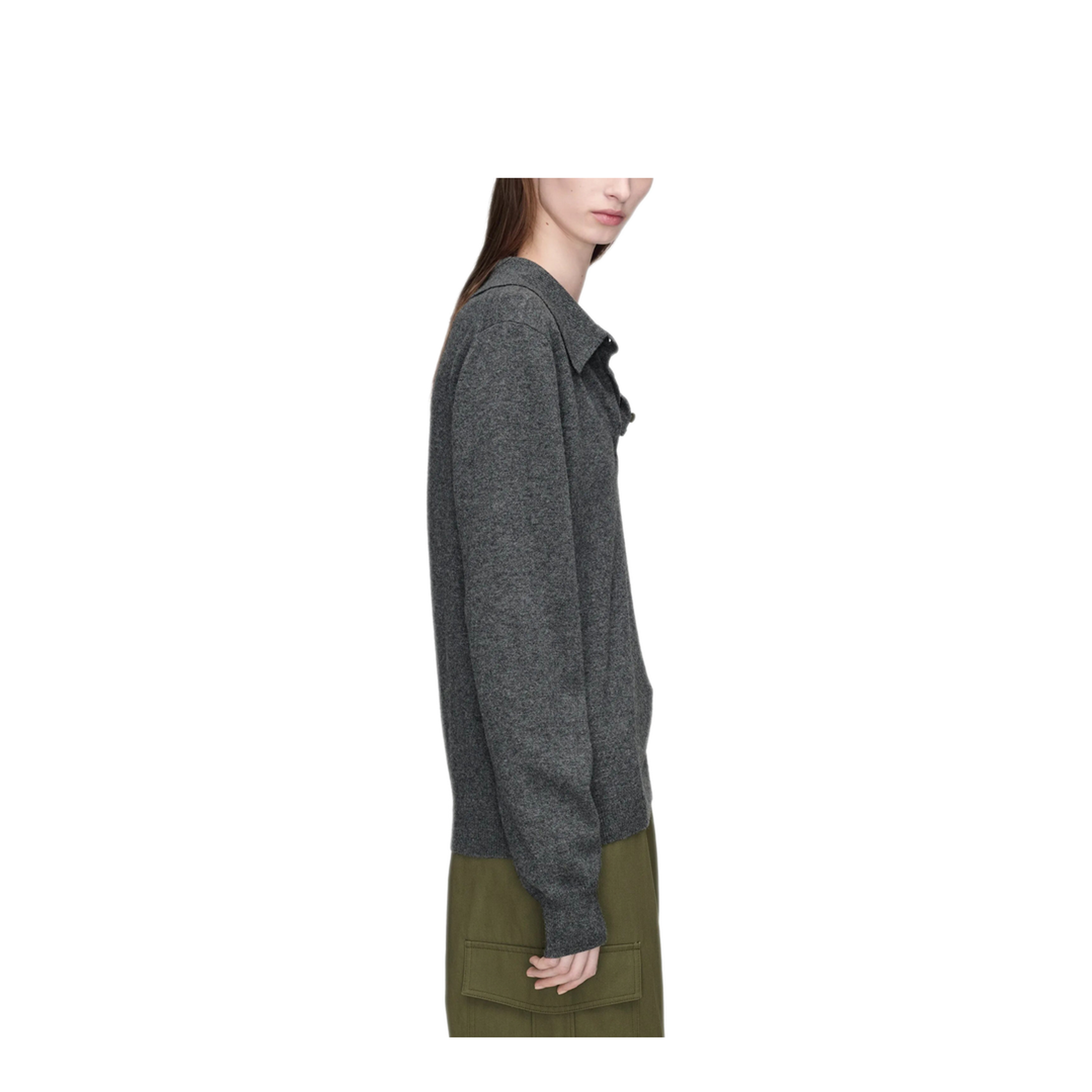 MAYFEYR - MAISON MARTIN MARGIELA - Draped Collar Wool Polo Sweater - S51GL0083M13302859