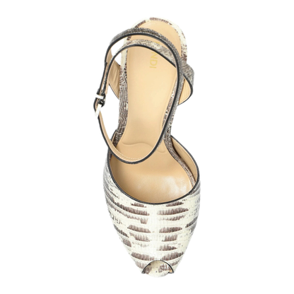 MAYFEYR - Fendi - After 9 Sandals In Calf Leather - 8X9239AH6F1WYJ