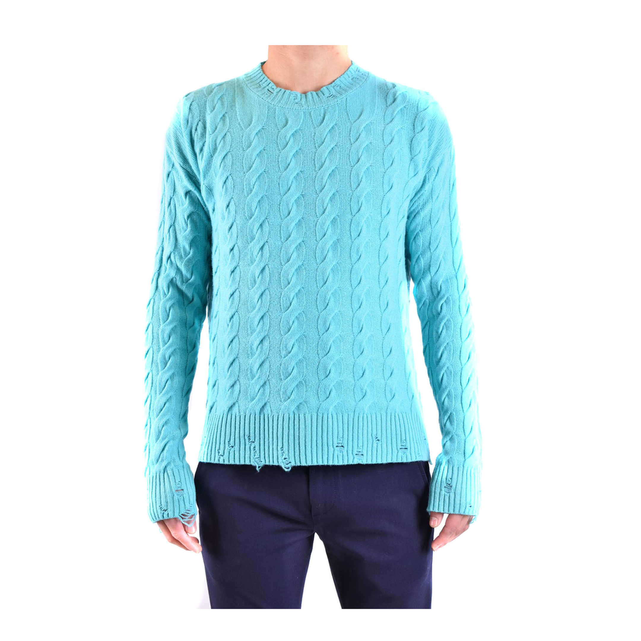 MAYFEYR - LANEUS - Sky Merino Cashmere Sweater - MGU748TIFFANY