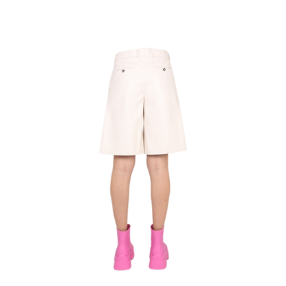 MAYFEYR - MSGM - Faux Leather Bermuda Shorts - 3341MDB0422761502