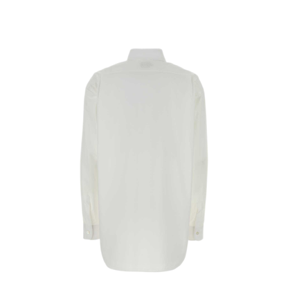 MAYFEYR - Moschino - White Stretch Poplin Shirt - A022405310001