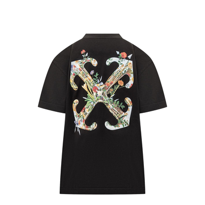 Arrow Glass Flower Regular Logo T-Shirt