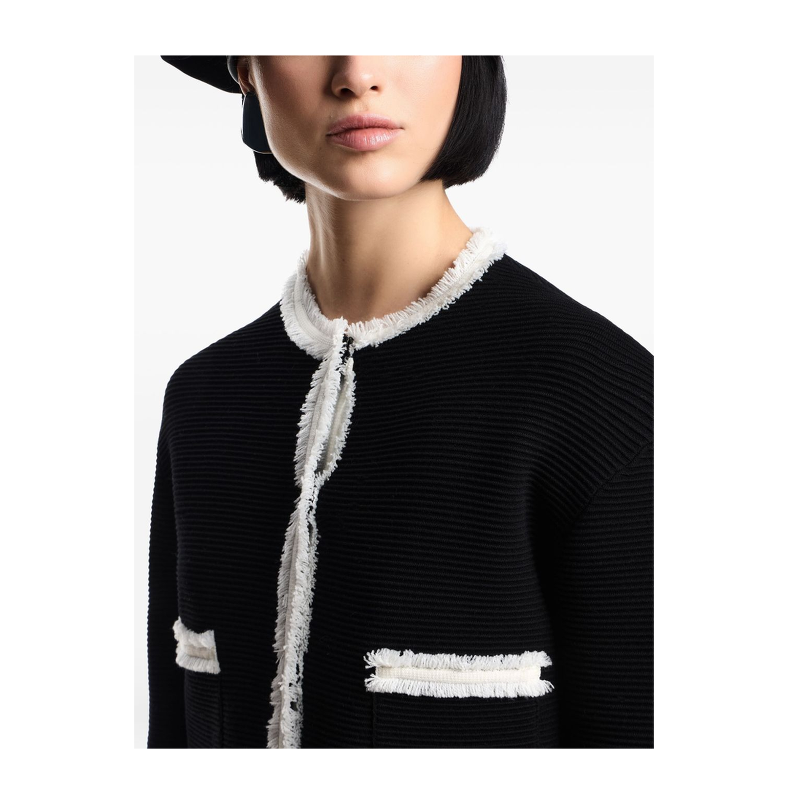 Crewneck Blazer Jacket
