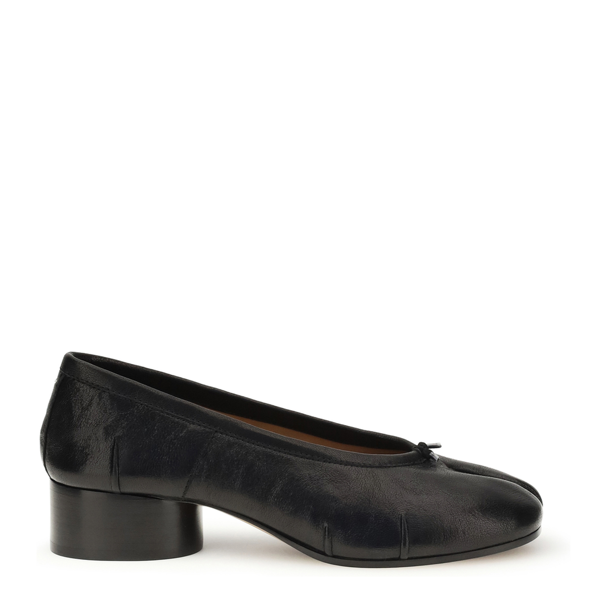 Nappa Balletina Tabi Toe Flat Shoes