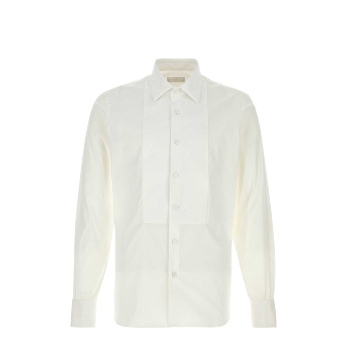 MAYFEYR - Prada - White Stretch Poplin Shirt - UCN478S23110XMF0009