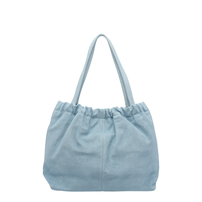 Cristina Suede Tote Bag - Blue