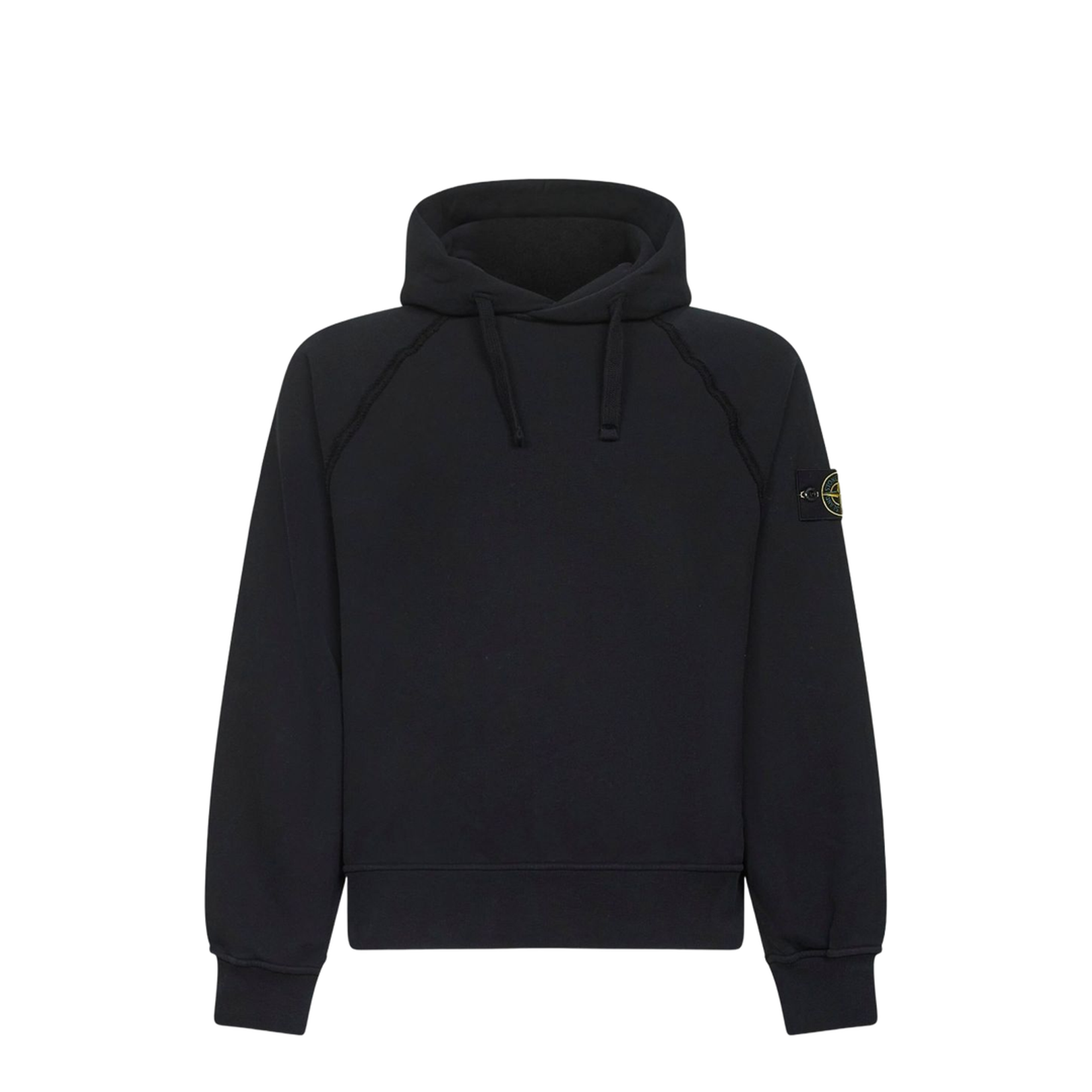 Hooded Sweatshirt in Brushed Organic Cotton Fleece