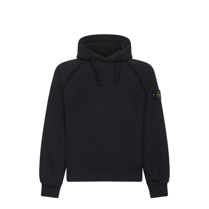 Hooded Sweatshirt in Brushed Organic Cotton Fleece
