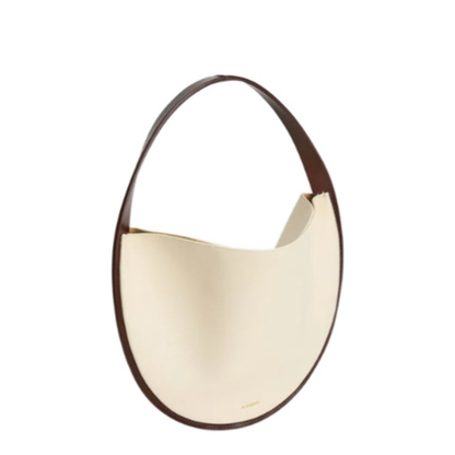 MAYFEYR - Jil Sander - Ivory Leather Pivot Shoulder Bag - J08ZH0103P9166106