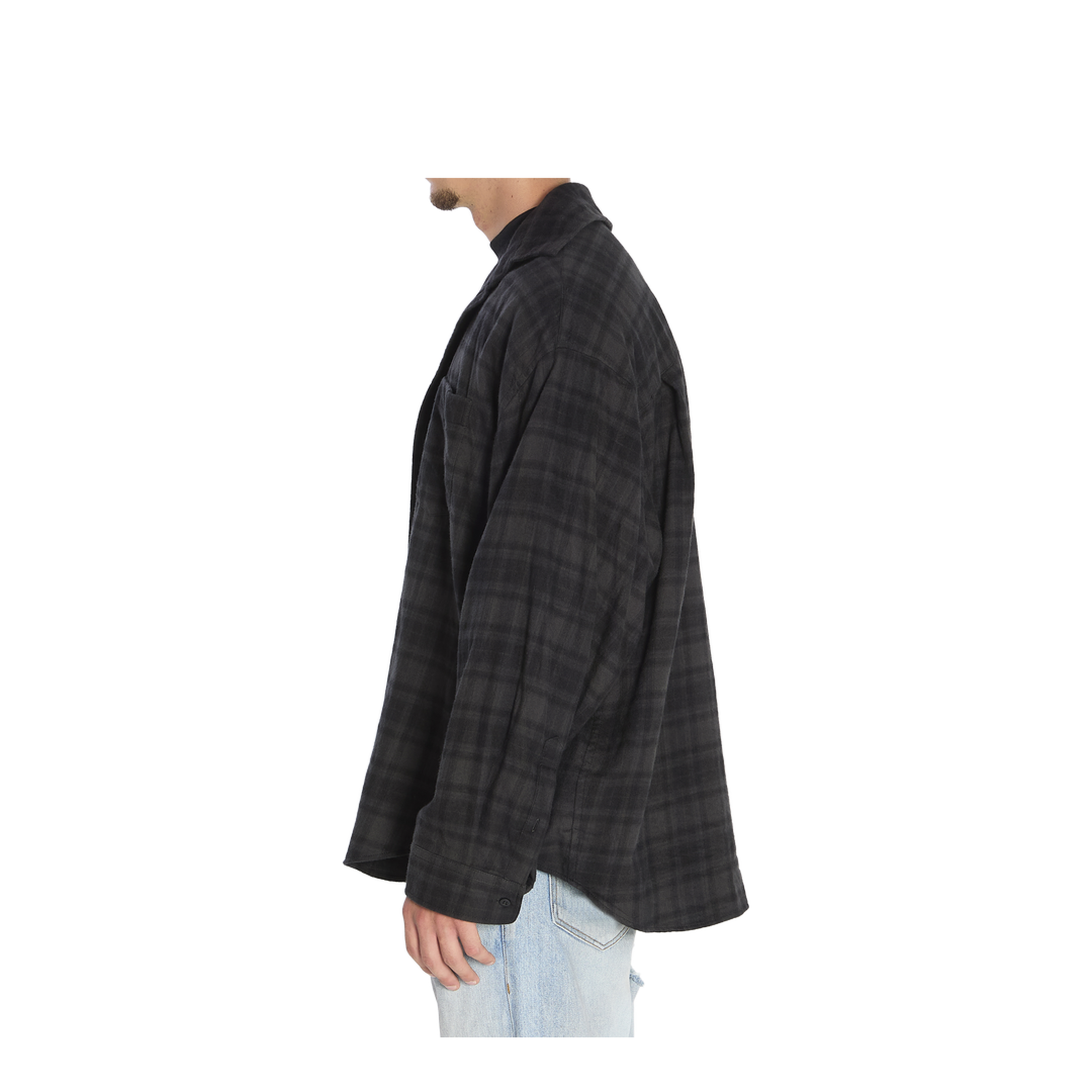 Layered Shirt in Black