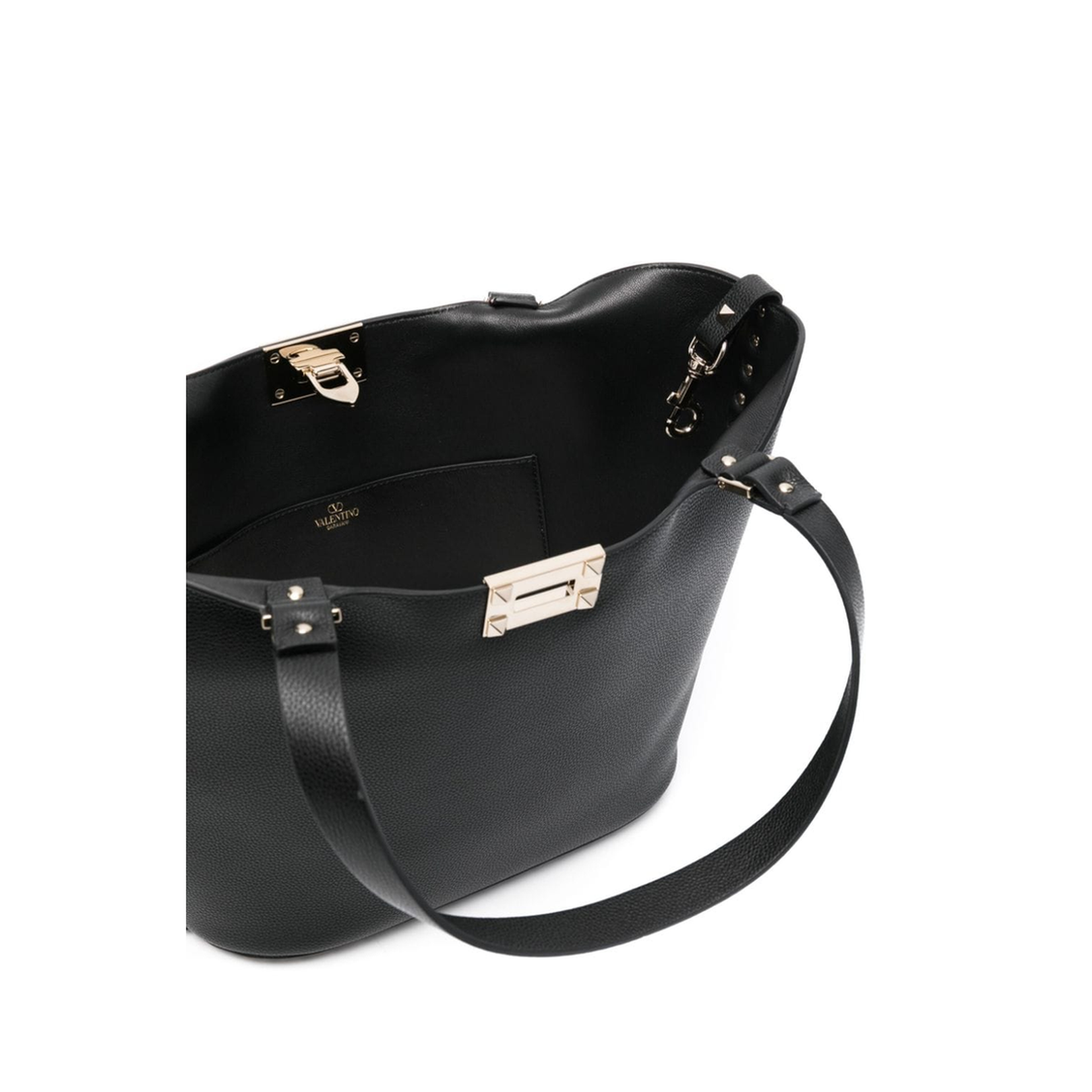 GARAVANI Rockstud small leather tote bag