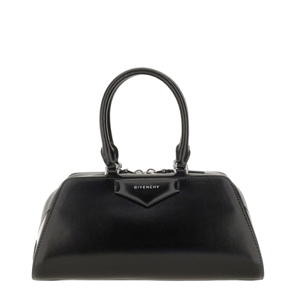 Small Antigona East-West Bag in Box Leather