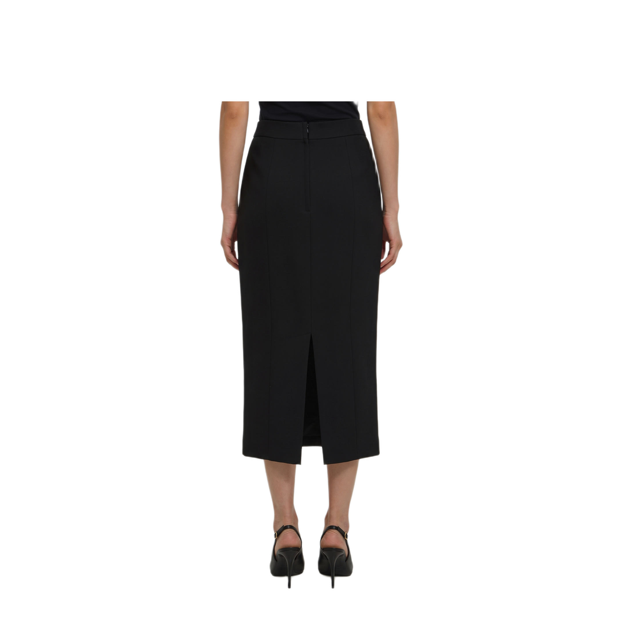 MAYFEYR - Dolce & Gabbana - Virgin Wool Midi Skirt - F4DEJTFUBCEN0000