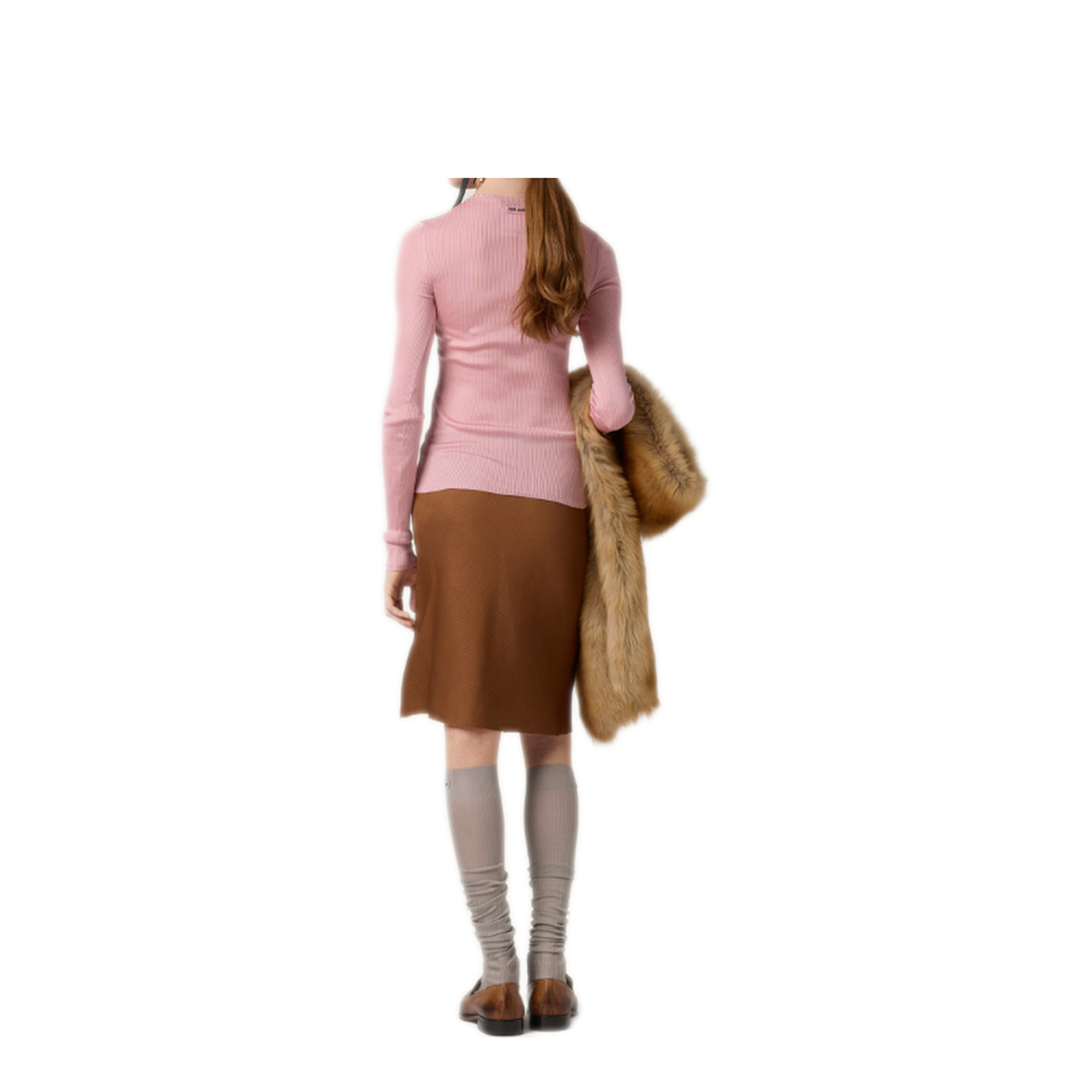 MAYFEYR - Miu Miu - Scollo V Silk Ribs F.21 - MML01BSOOO18BQF0638